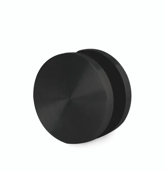 Inox Black Round Glass Aligner