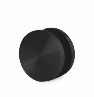 Inox Black Round Glass Aligner