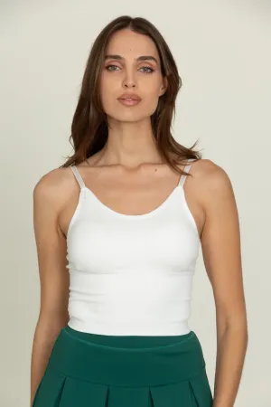 Ivory Original Ribbed Yoga Tank Top