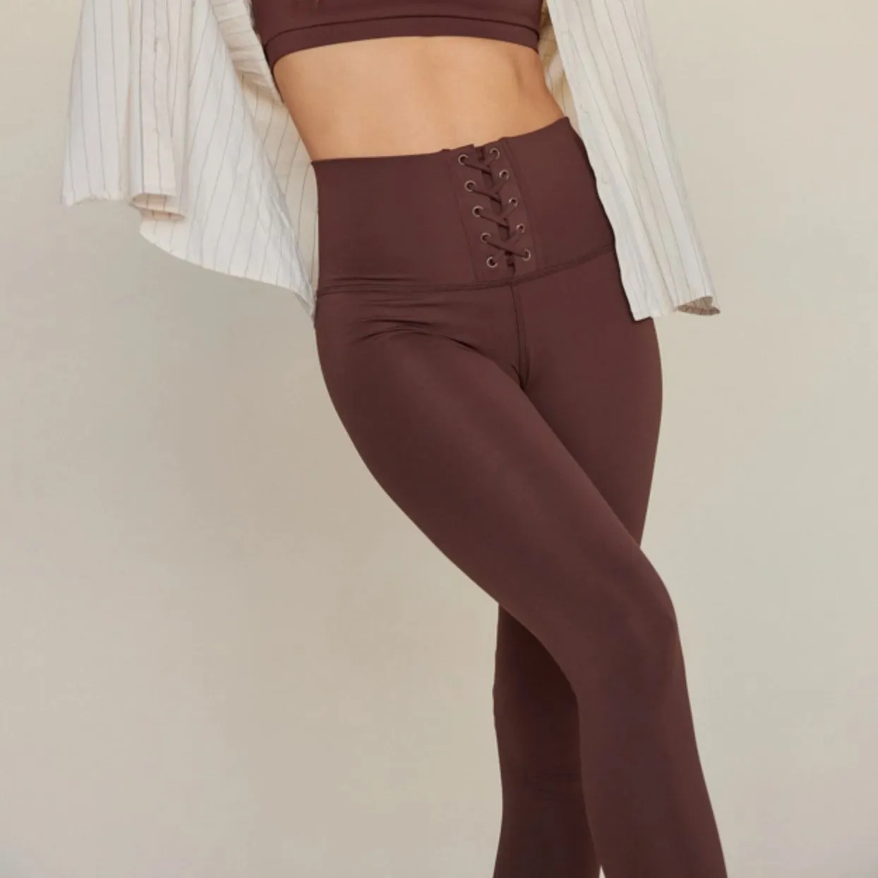 Kennedy Ankle Legging - Coco