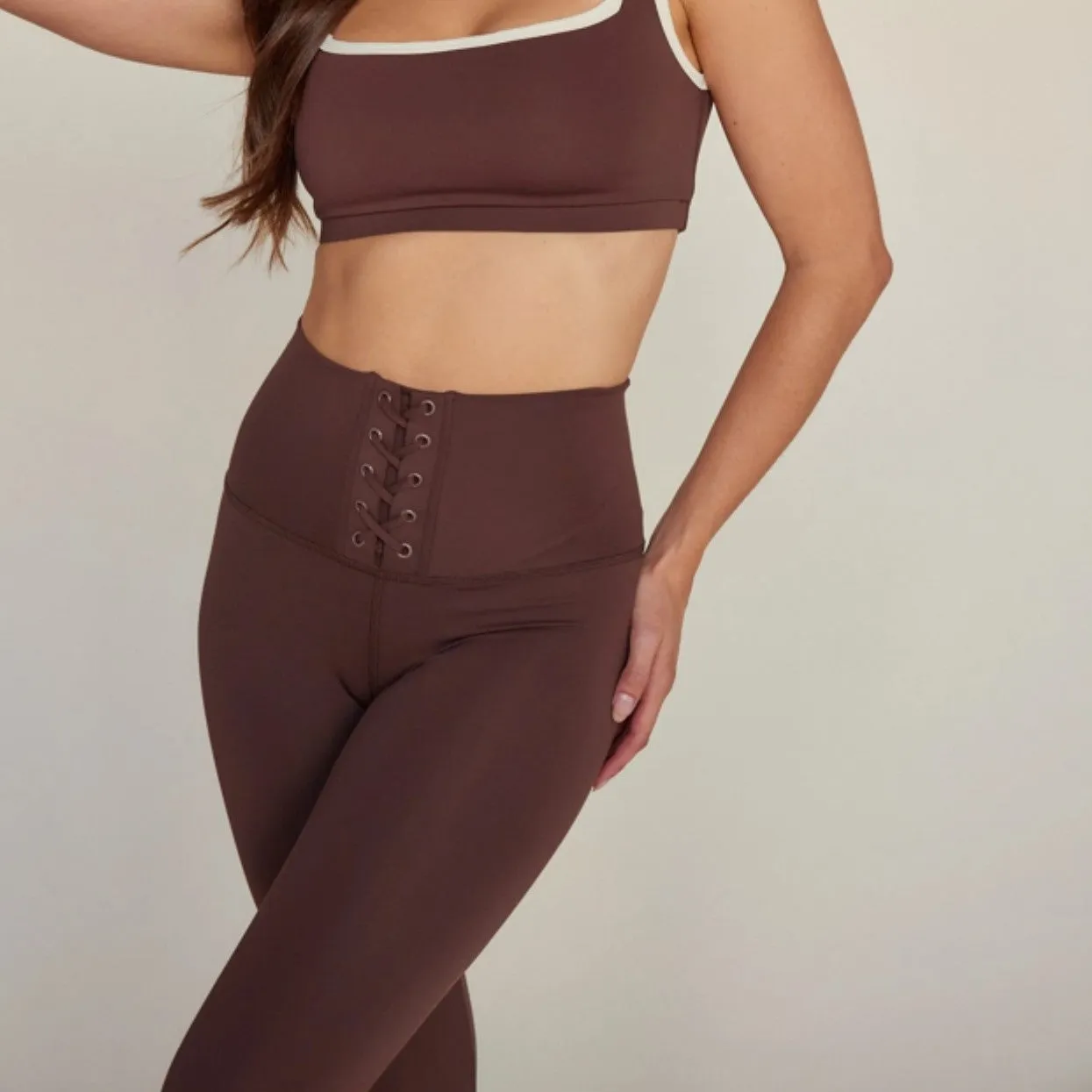 Kennedy Ankle Legging - Coco