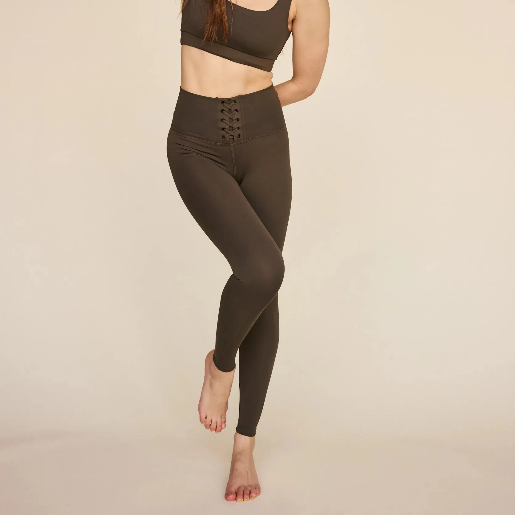Kennedy Ankle Legging - Coco
