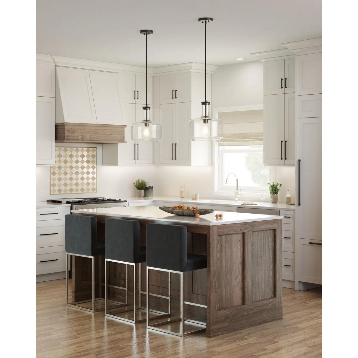 Latrobe Collection One-Light Clear Glass Pendant Light P500231