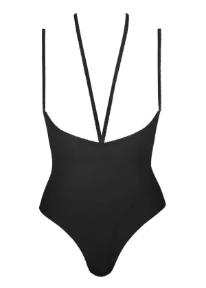 Le Petit Secret Naked Breast Thong Body (Black)