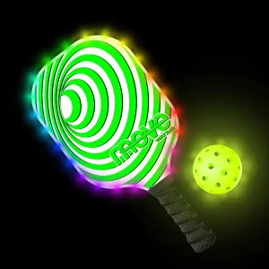 LED Pickleball Paddle & Ball Set