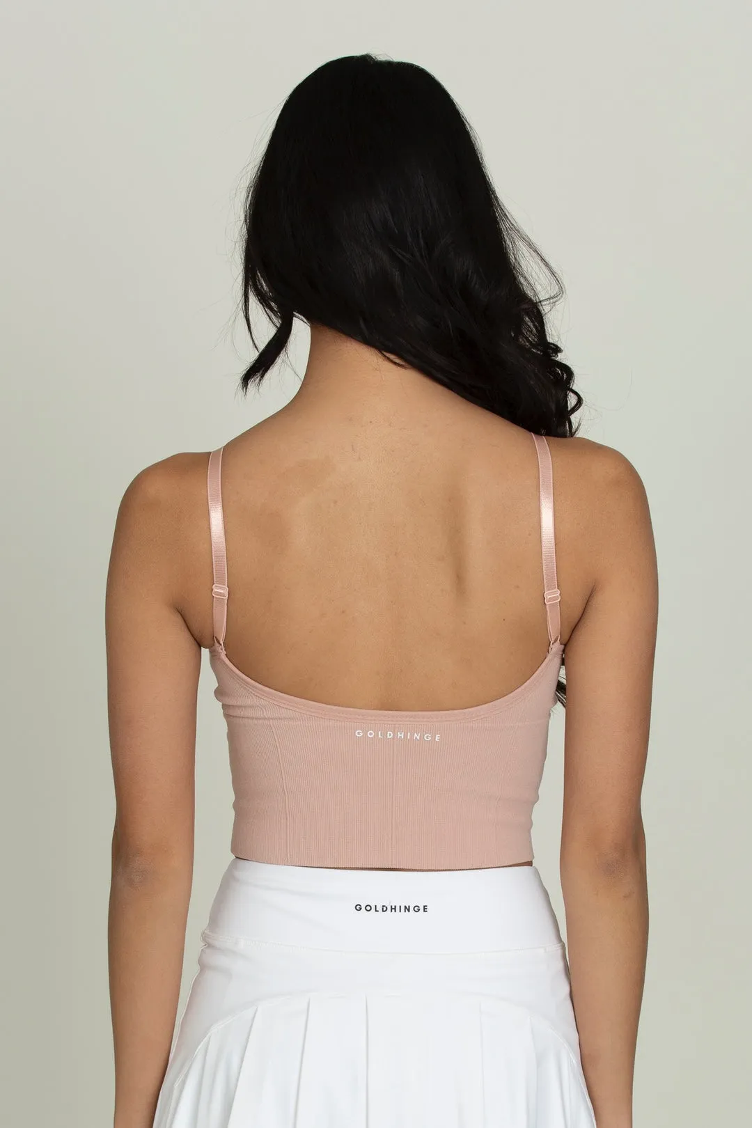 Light Pink Original Ribbed Yoga Tank Top