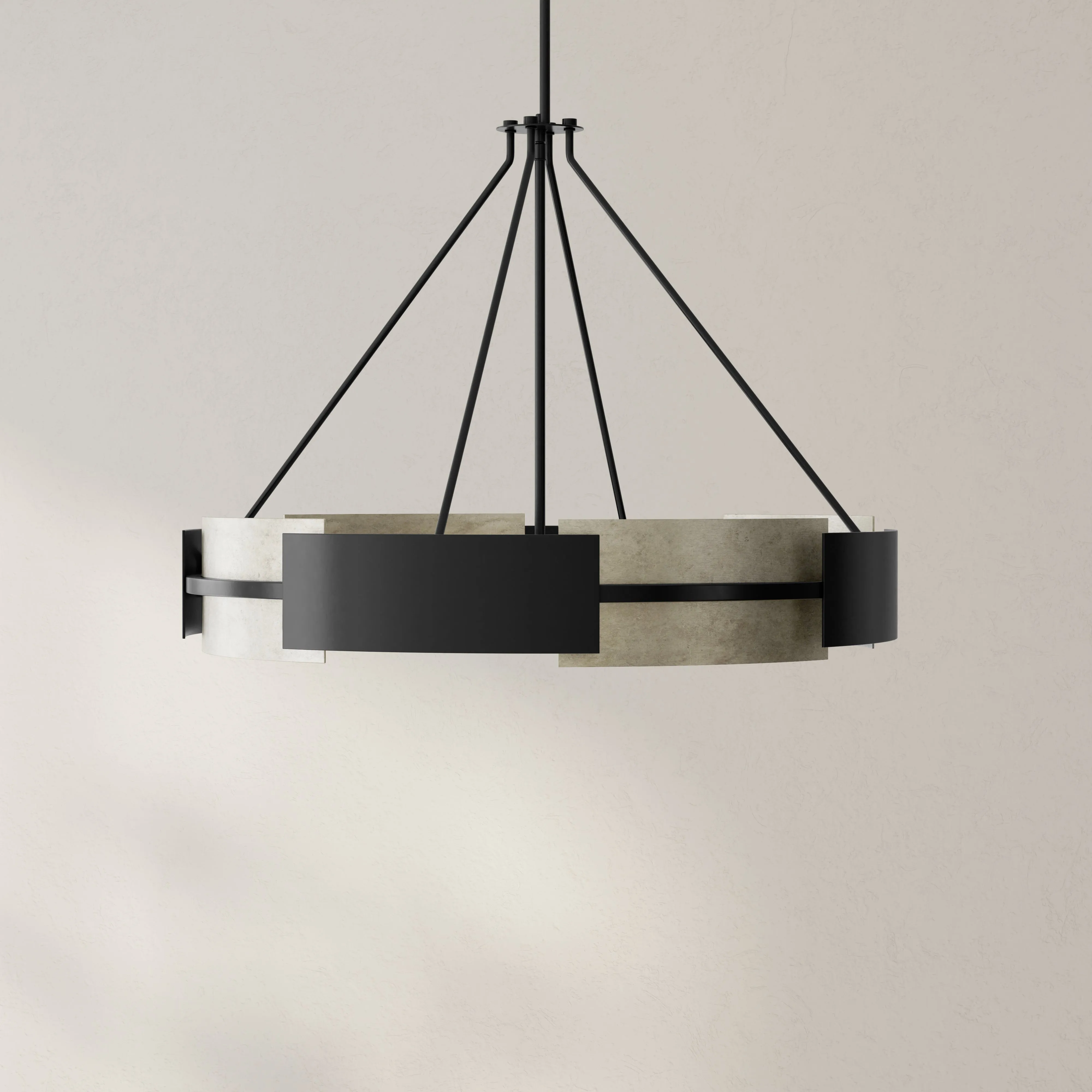 Lowery Collection Six-Light Hanging Pendant Light