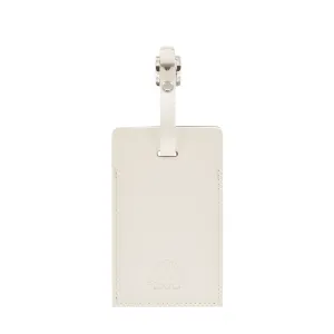 Luggage Tag | Ivory/Chrome