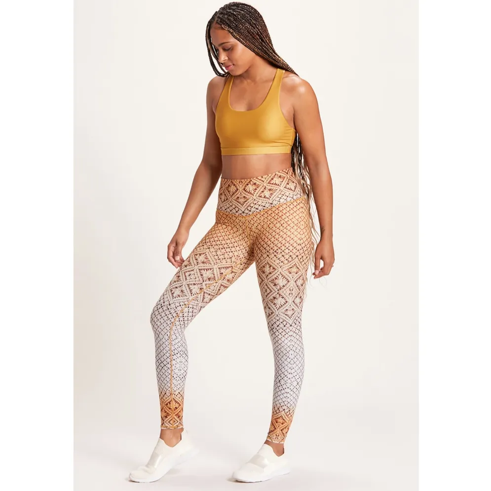 Macrame Sun Spot High Waisted Legging