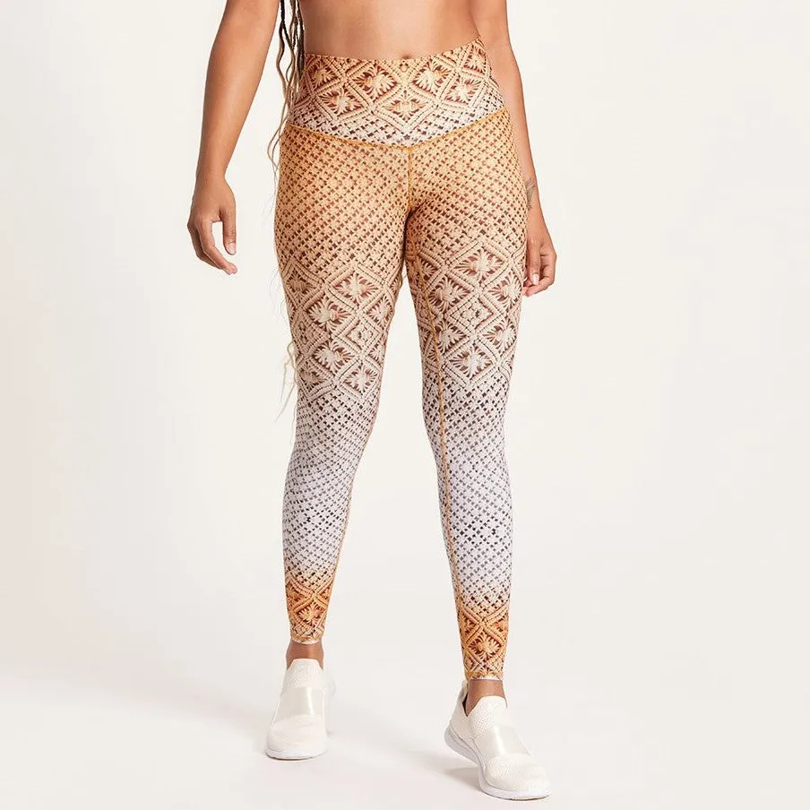 Macrame Sun Spot High Waisted Legging