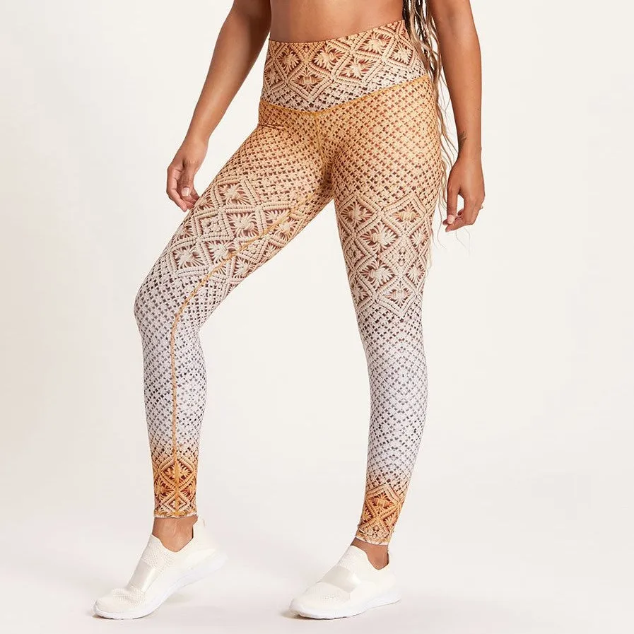 Macrame Sun Spot High Waisted Legging