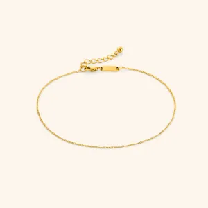 Micro Twisted Anklet