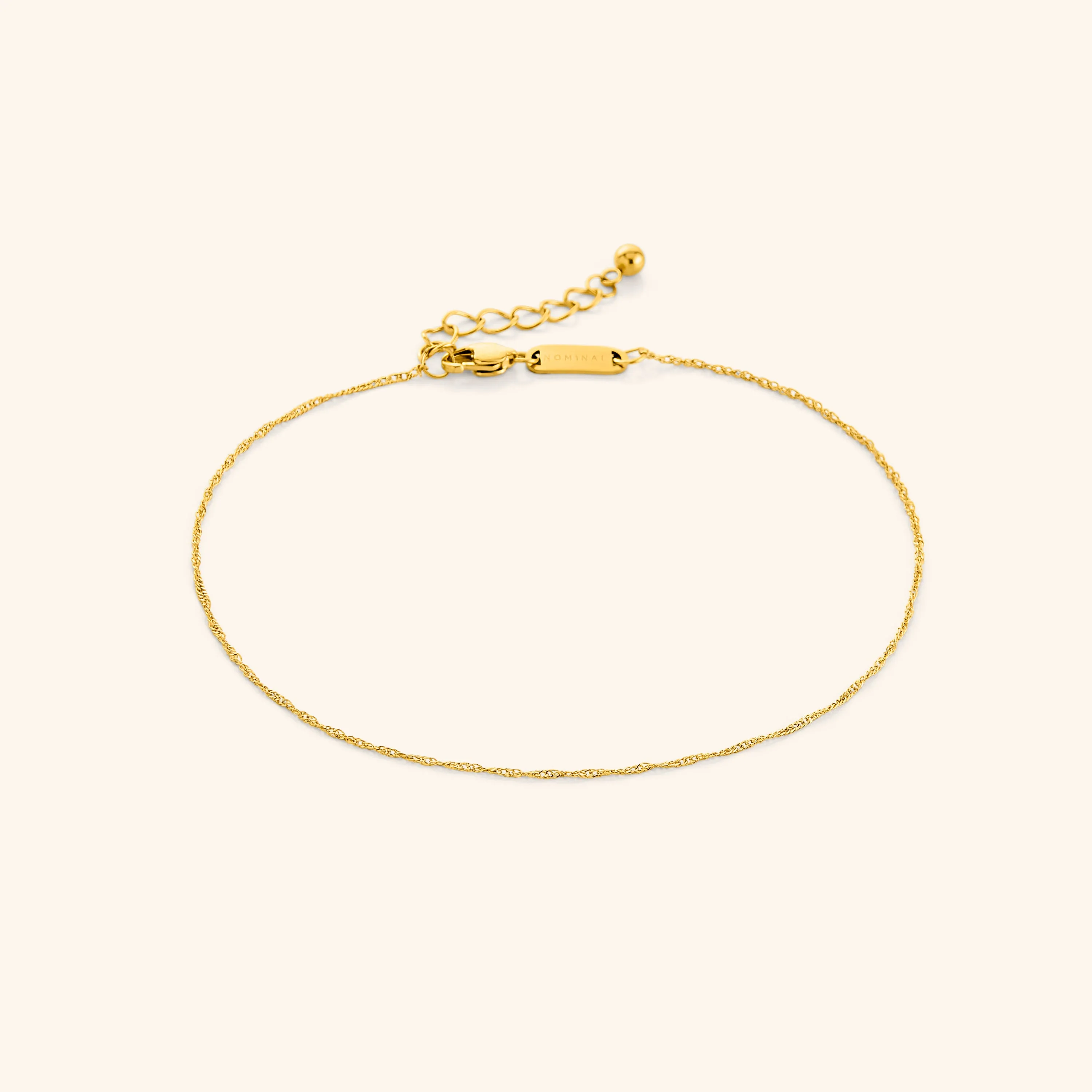 Micro Twisted Anklet