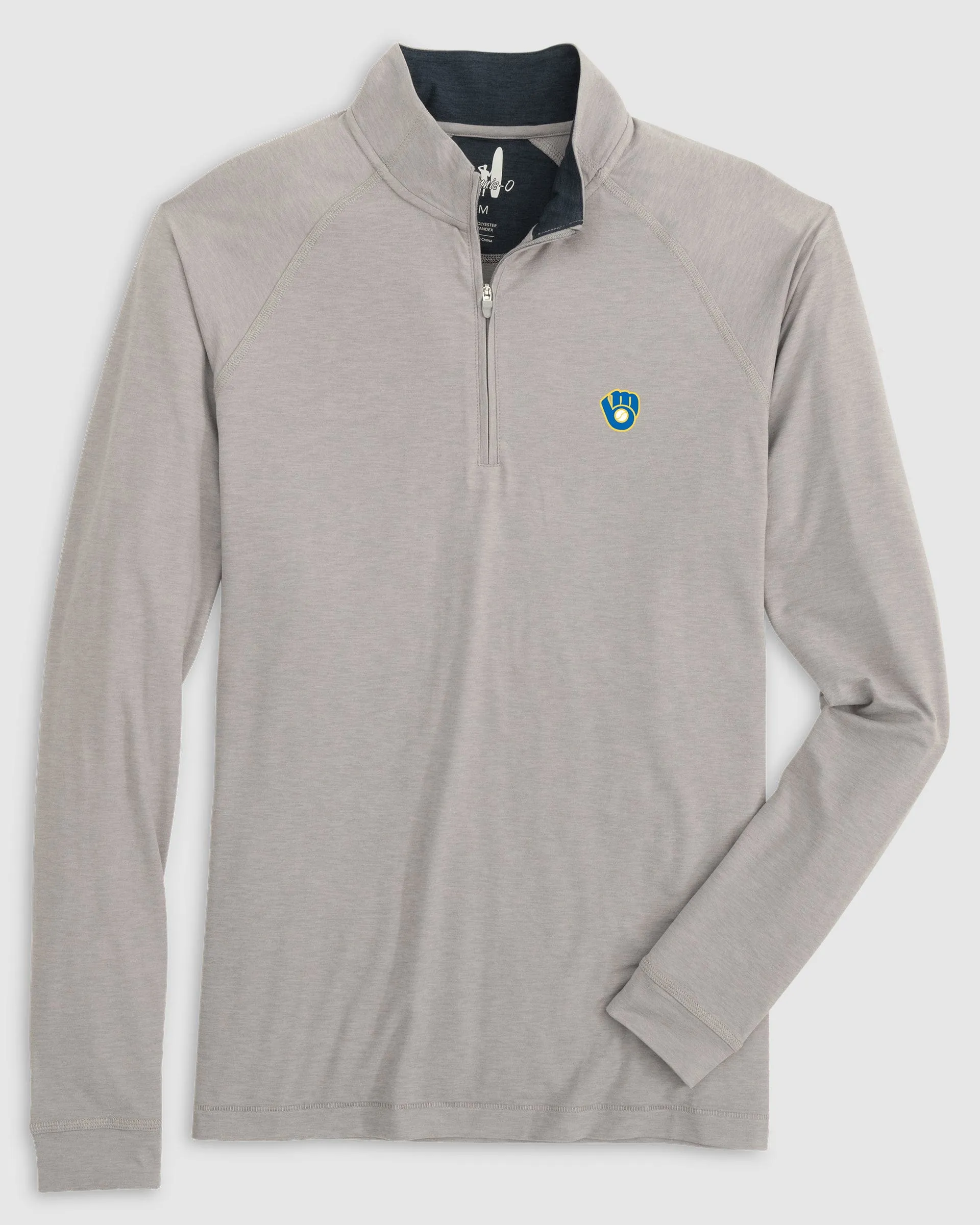 Milwaukee Brewers Freeborne Performance 1/4 Zip - Cooperstown Logo