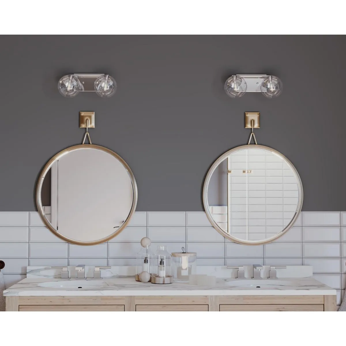 Mod Collection Two-Light Bath & Vanity