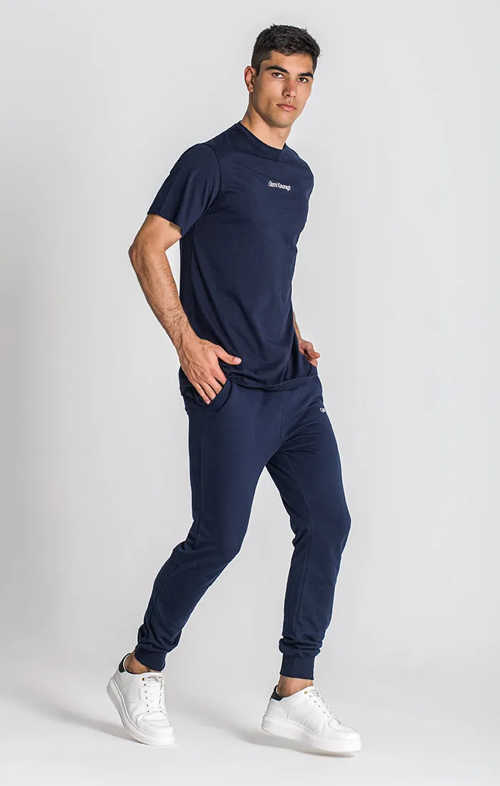 Navy Blue Essential Micro Regular Tee