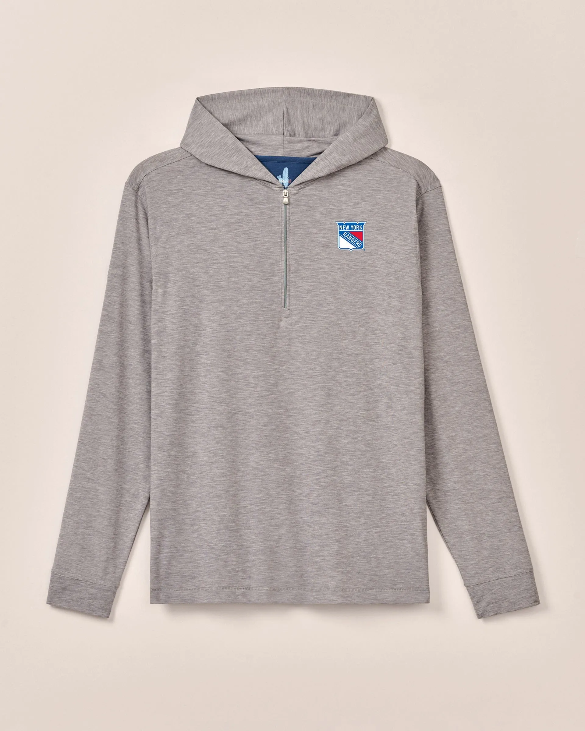 New York Rangers Welsey Performance 1/4 Zip Hoodie