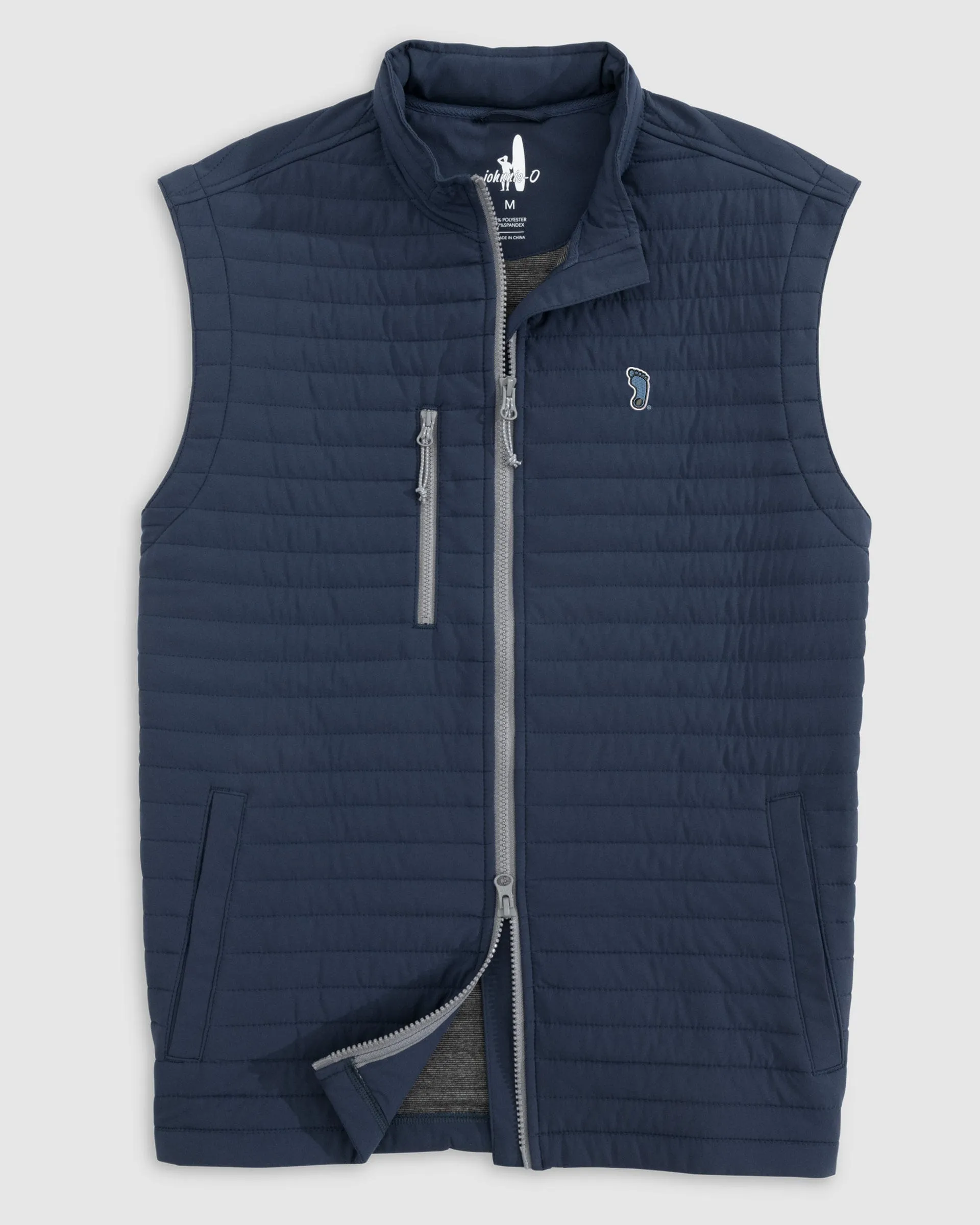 North Carolina Crosswind Quilted Performance Vest - Tar Heel Logo