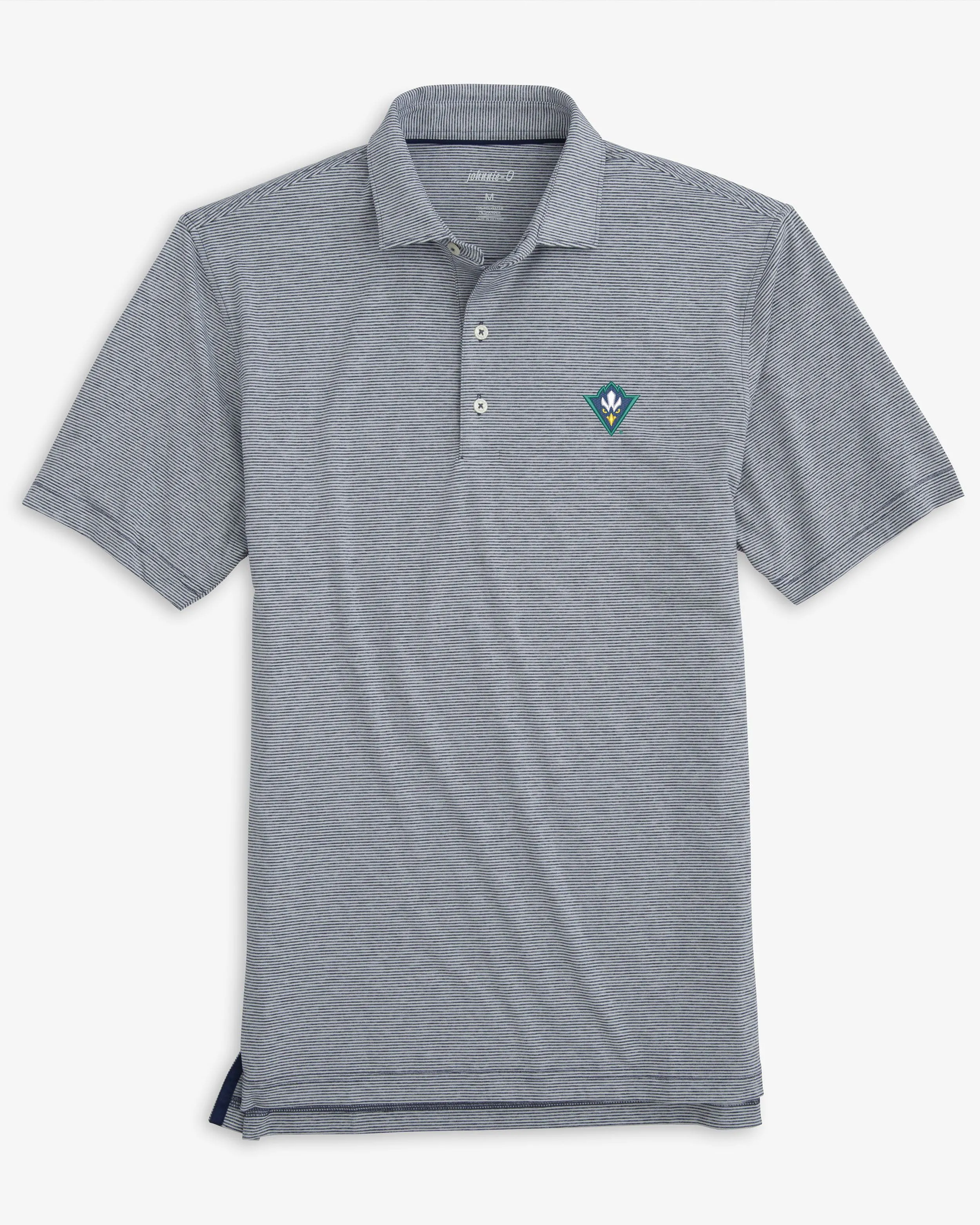 North Carolina Wilmington Lyndonn Performance Jersey Striped Polo