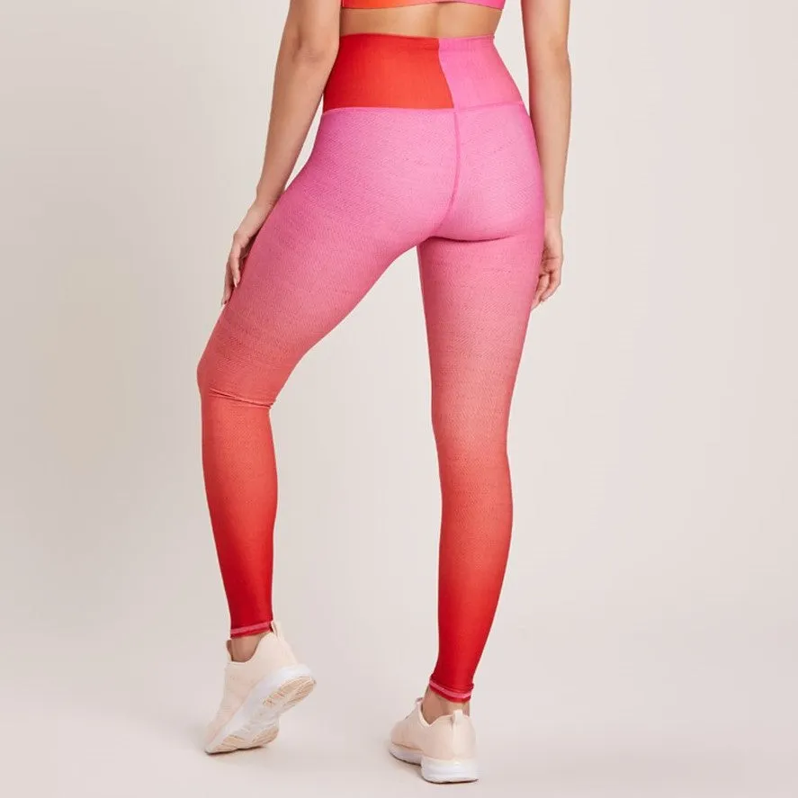 Ombre High Waisted Legging - Ultra Pink