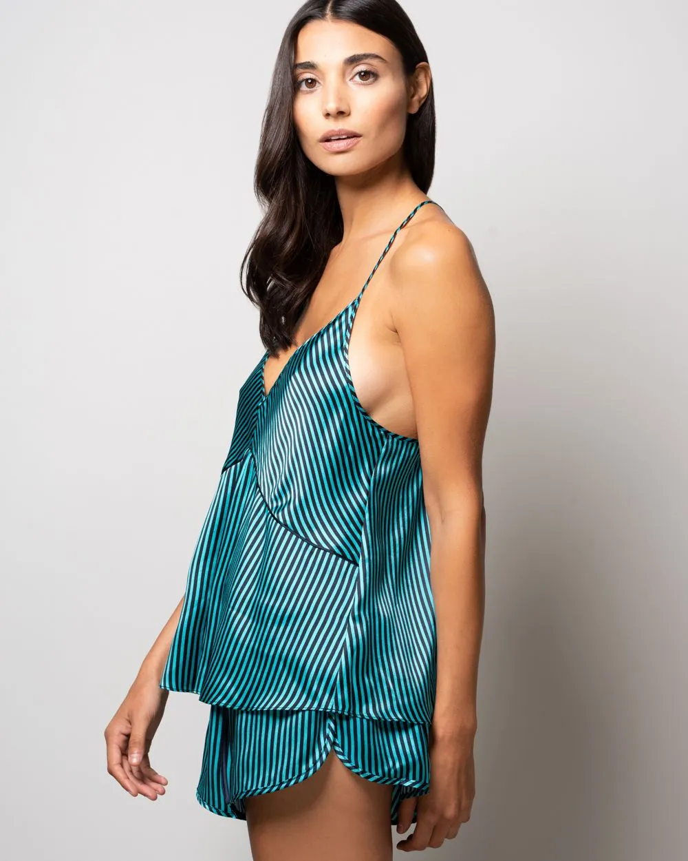 Pacific Stripe Cross Back Cami