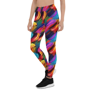 Paint Stroke Leggings