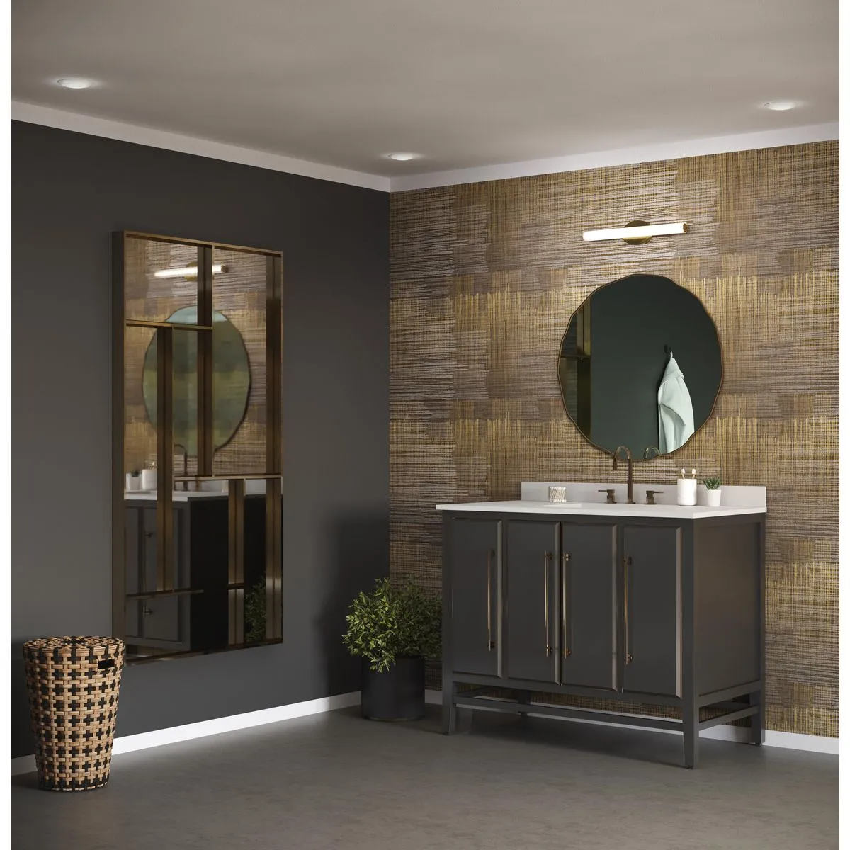 Parallel LED Collection 22" Linear LED Bath & Vanity
