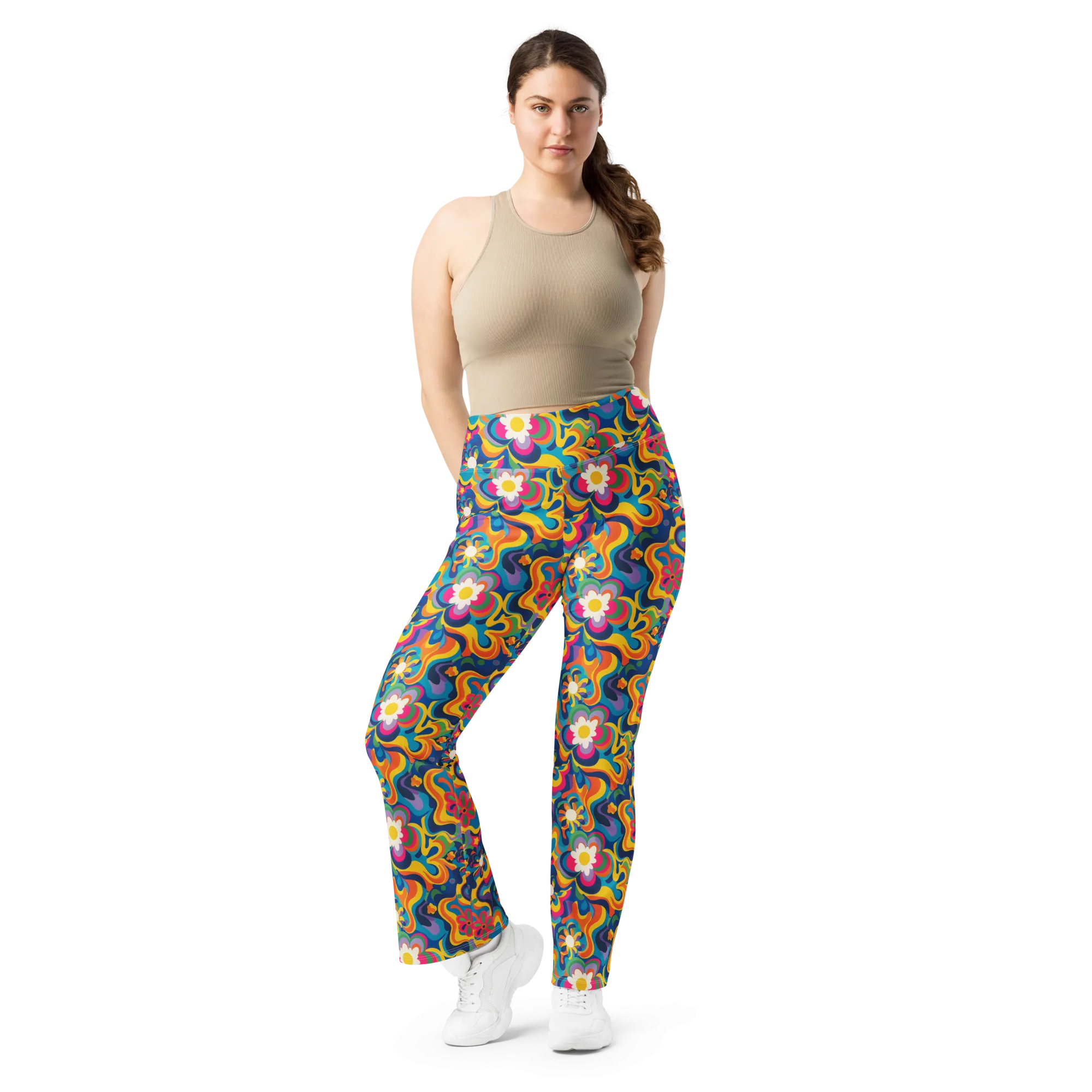 Peace Out Flare Leggings