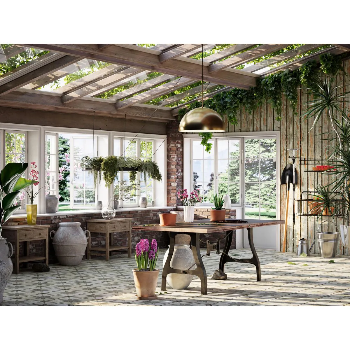 Perimeter Collection One-Light Pendant