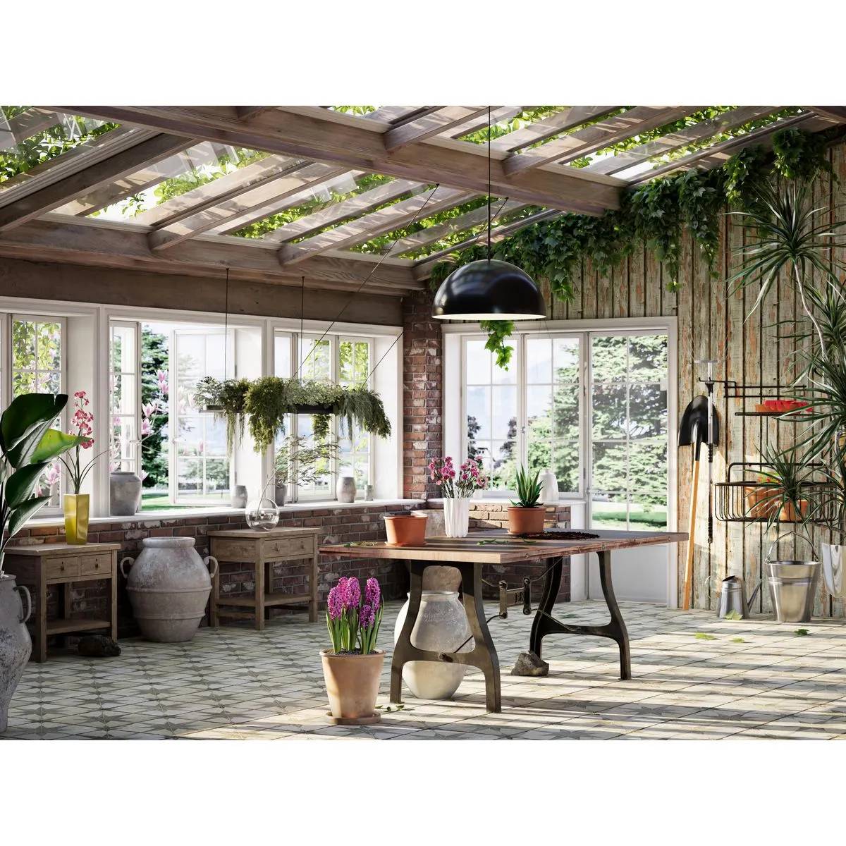 Perimeter Collection One-Light Pendant