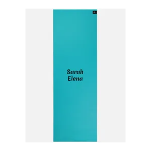 Personalised Yoga Mat 6mm With Custom Design - Turquoise