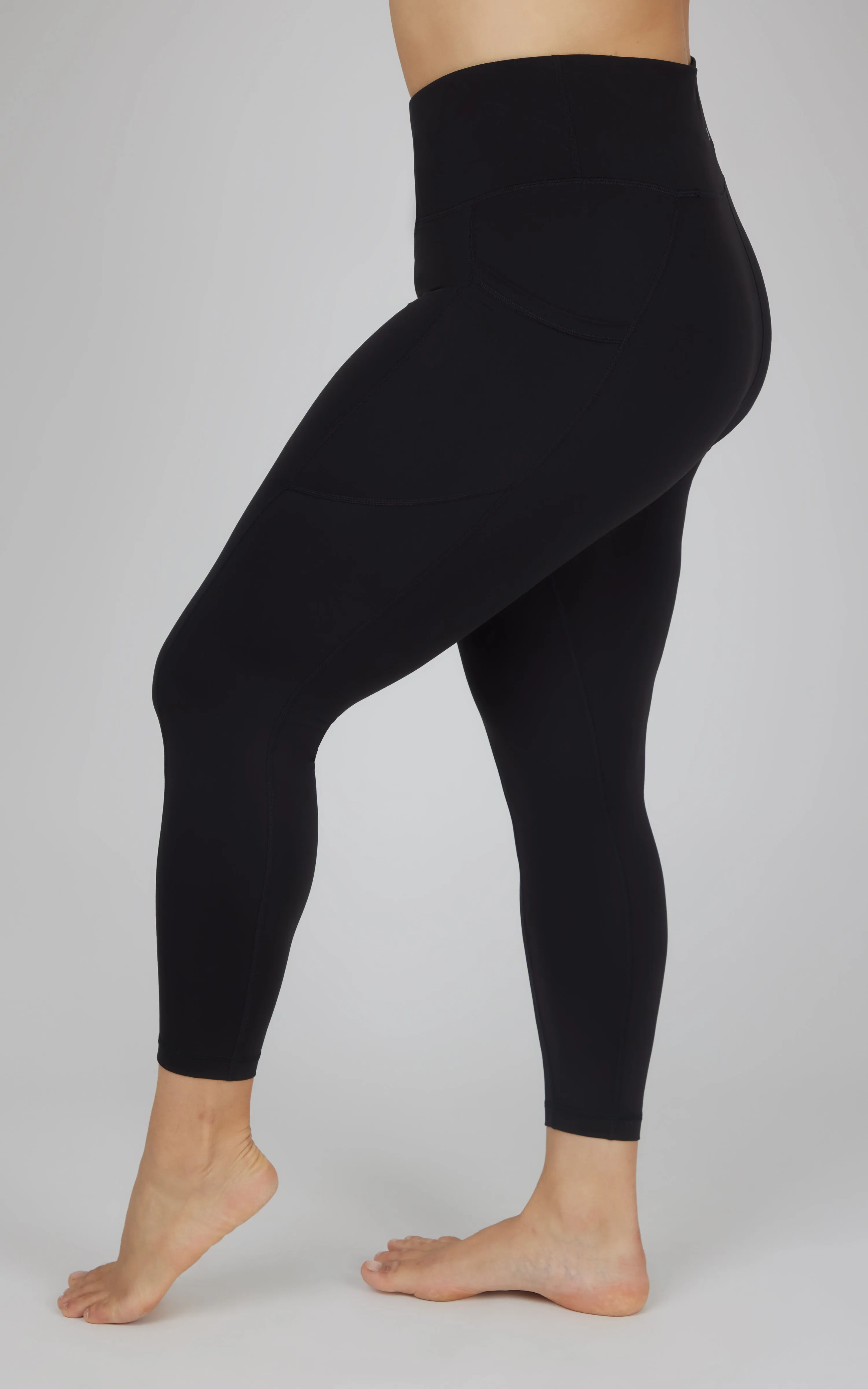 Plus Stretch Pocket Ankle Legging