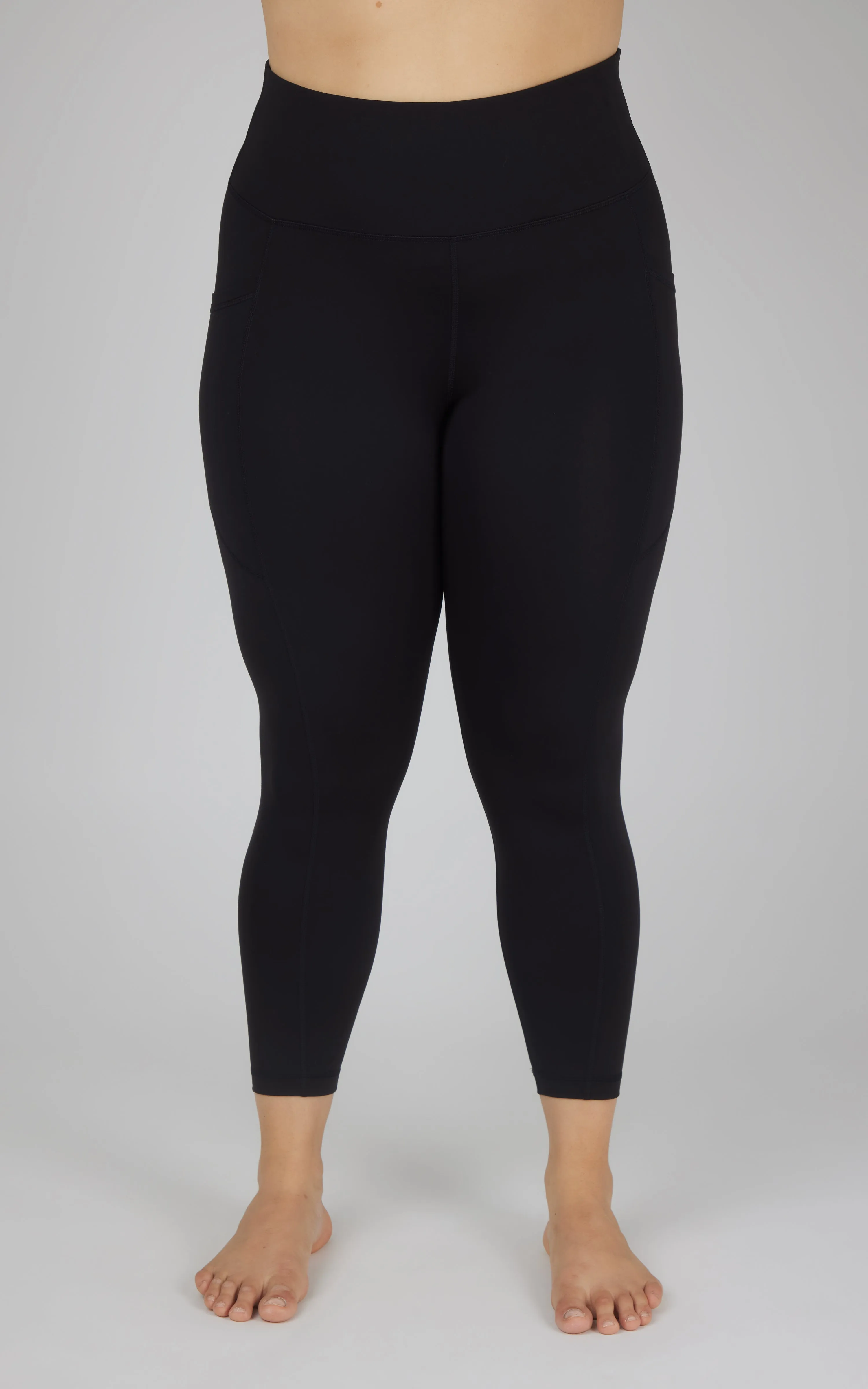 Plus Stretch Pocket Ankle Legging