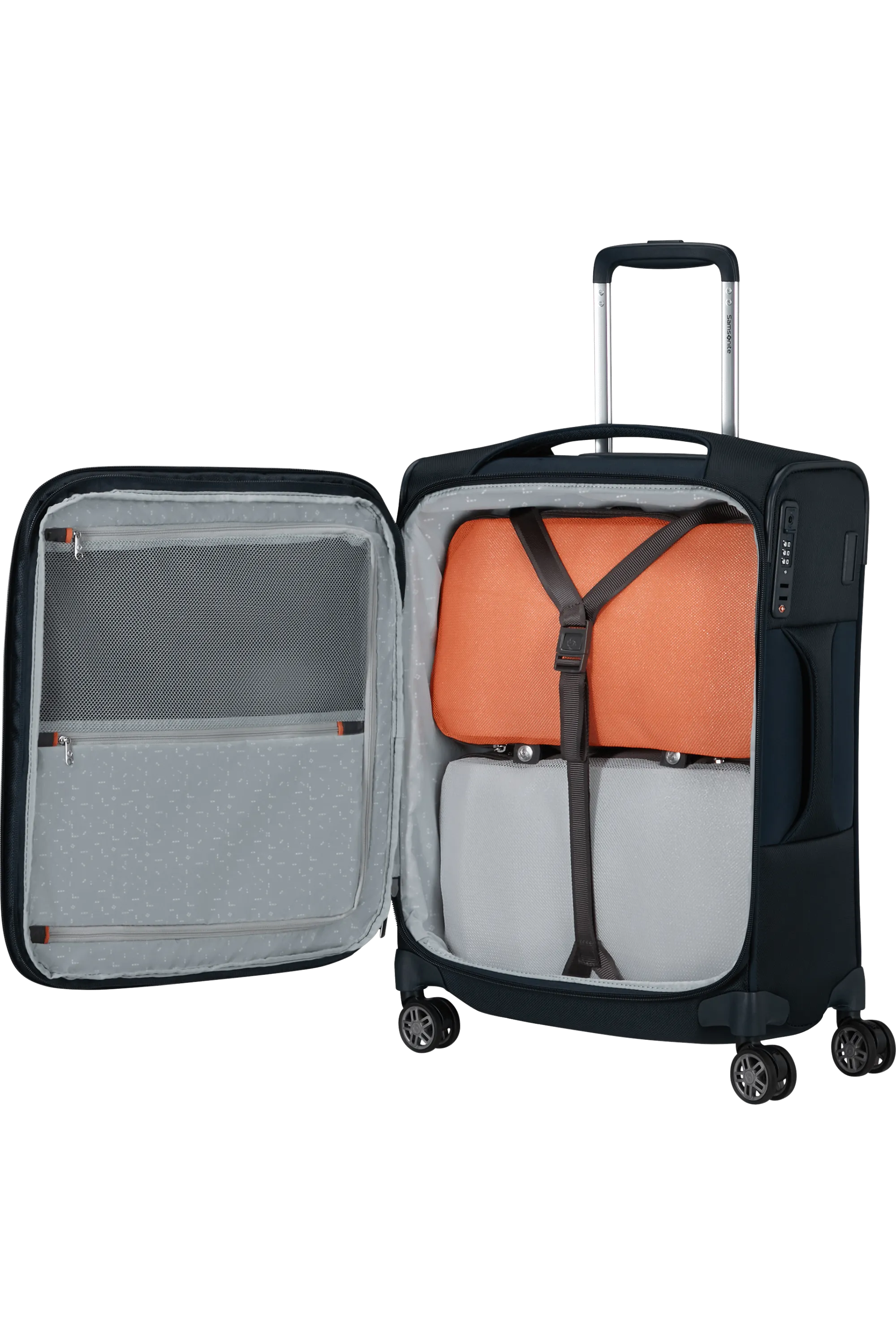 Re-Lite 55cm Spinner Expandable (4 wheels) - Midnight Blue
