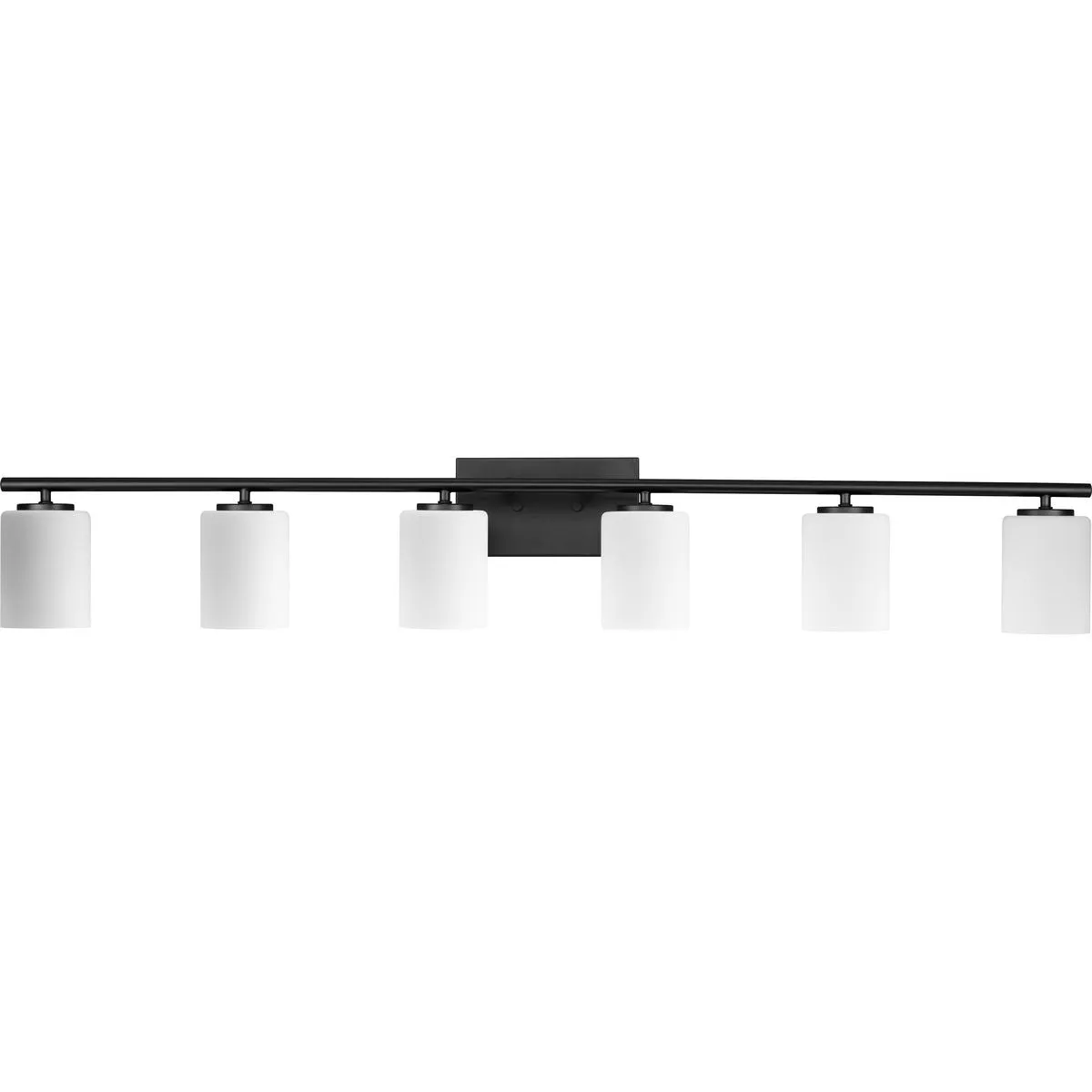 Replay Collection Six-Light Etched White Glass Bath Vanity Light