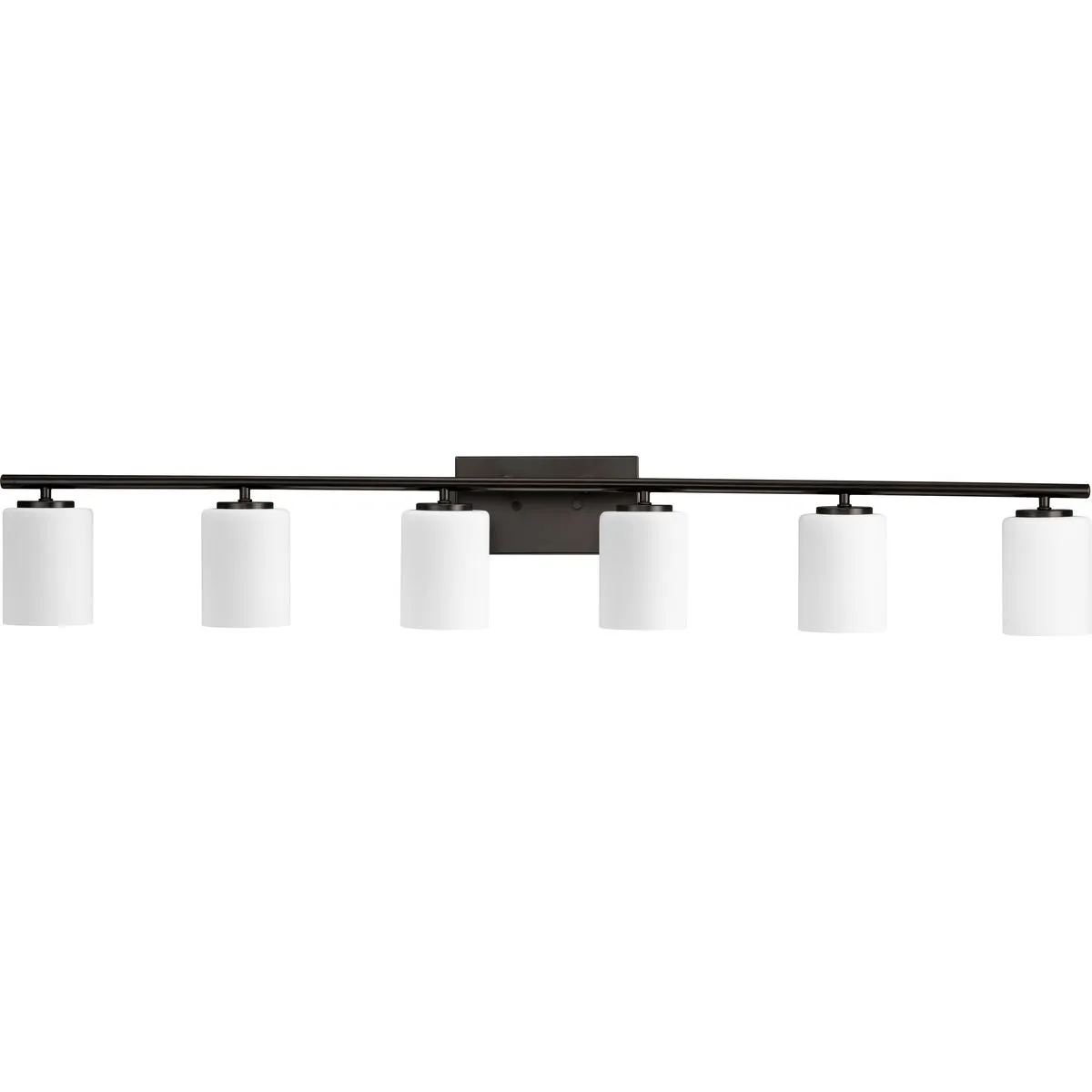 Replay Collection Six-Light Etched White Glass Bath Vanity Light