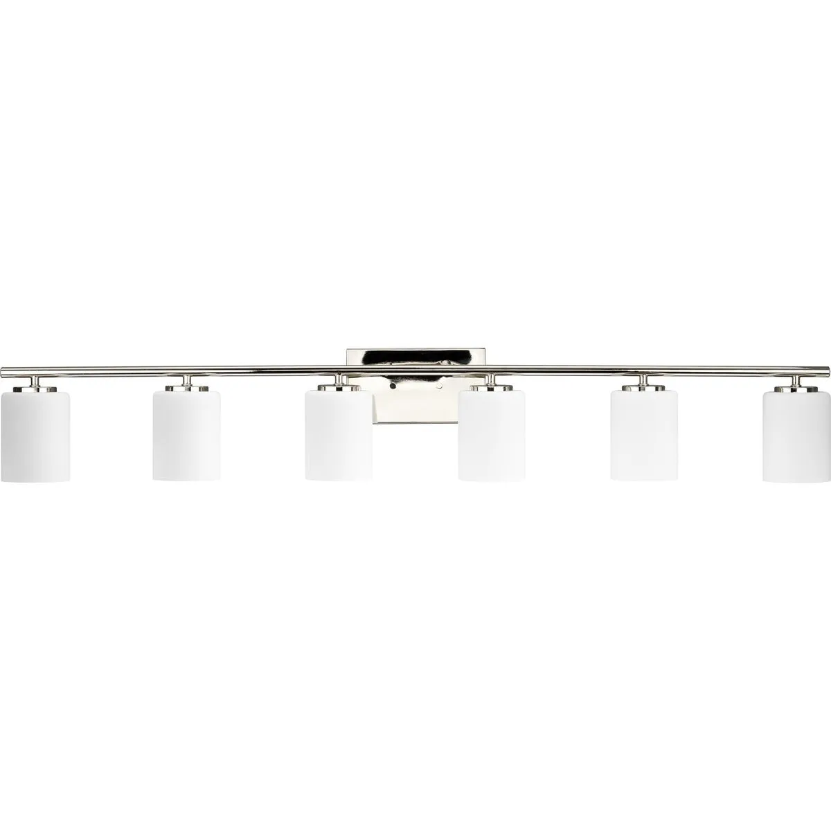 Replay Collection Six-Light Etched White Glass Bath Vanity Light