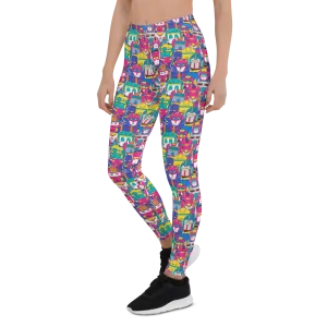 Retro Robot Leggings