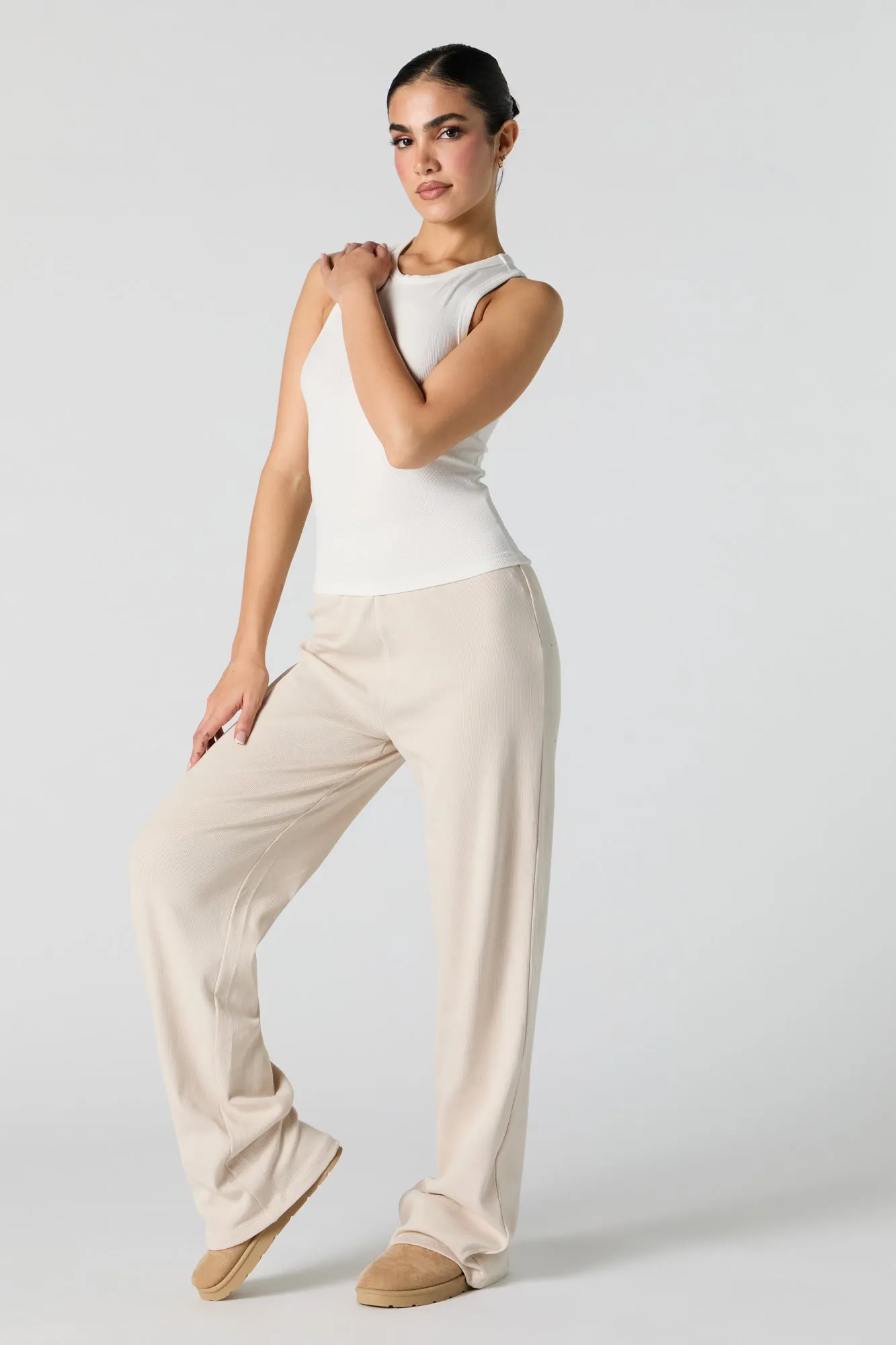 Ribbed Racerback Tank