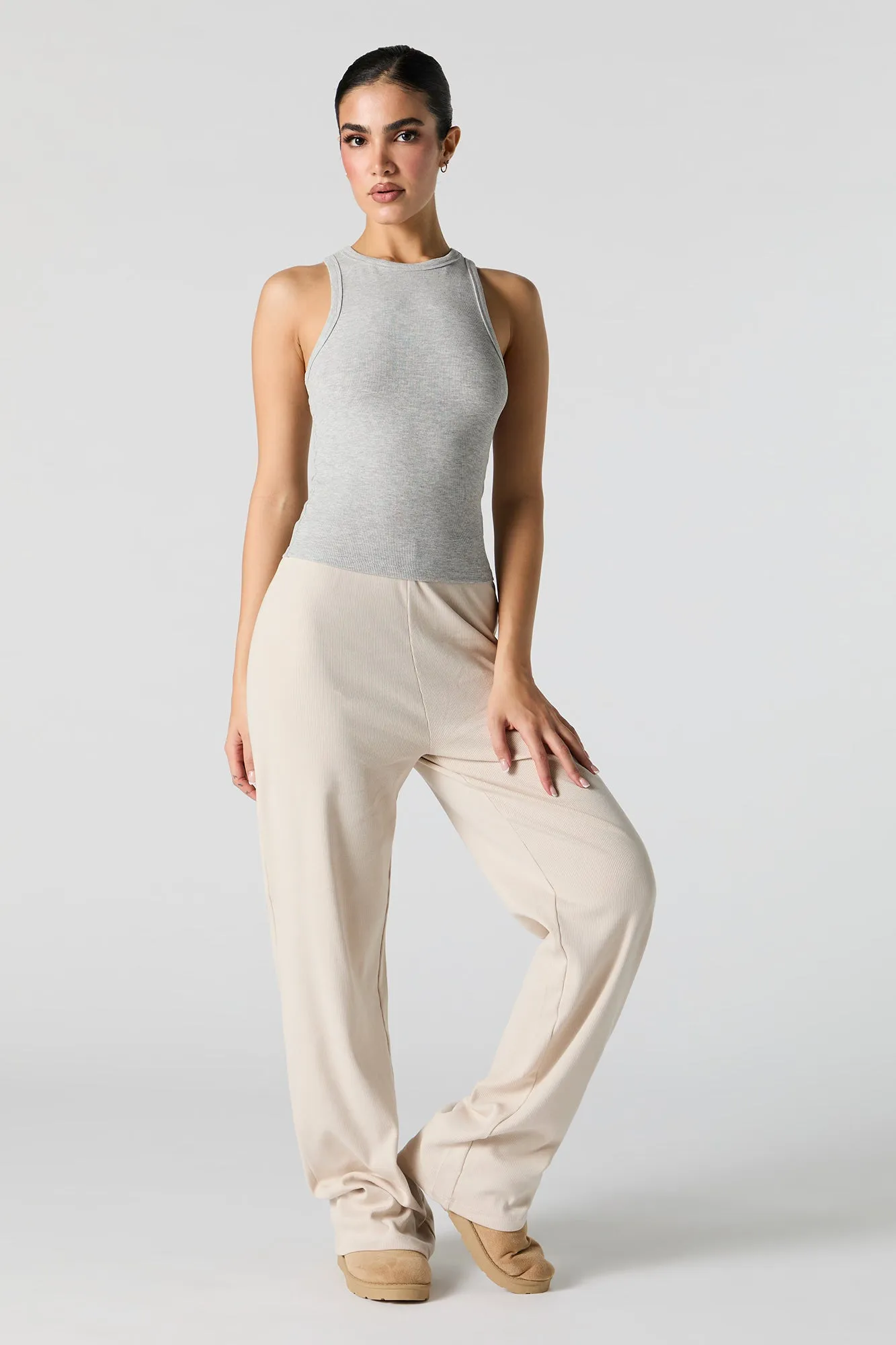 Ribbed Racerback Tank