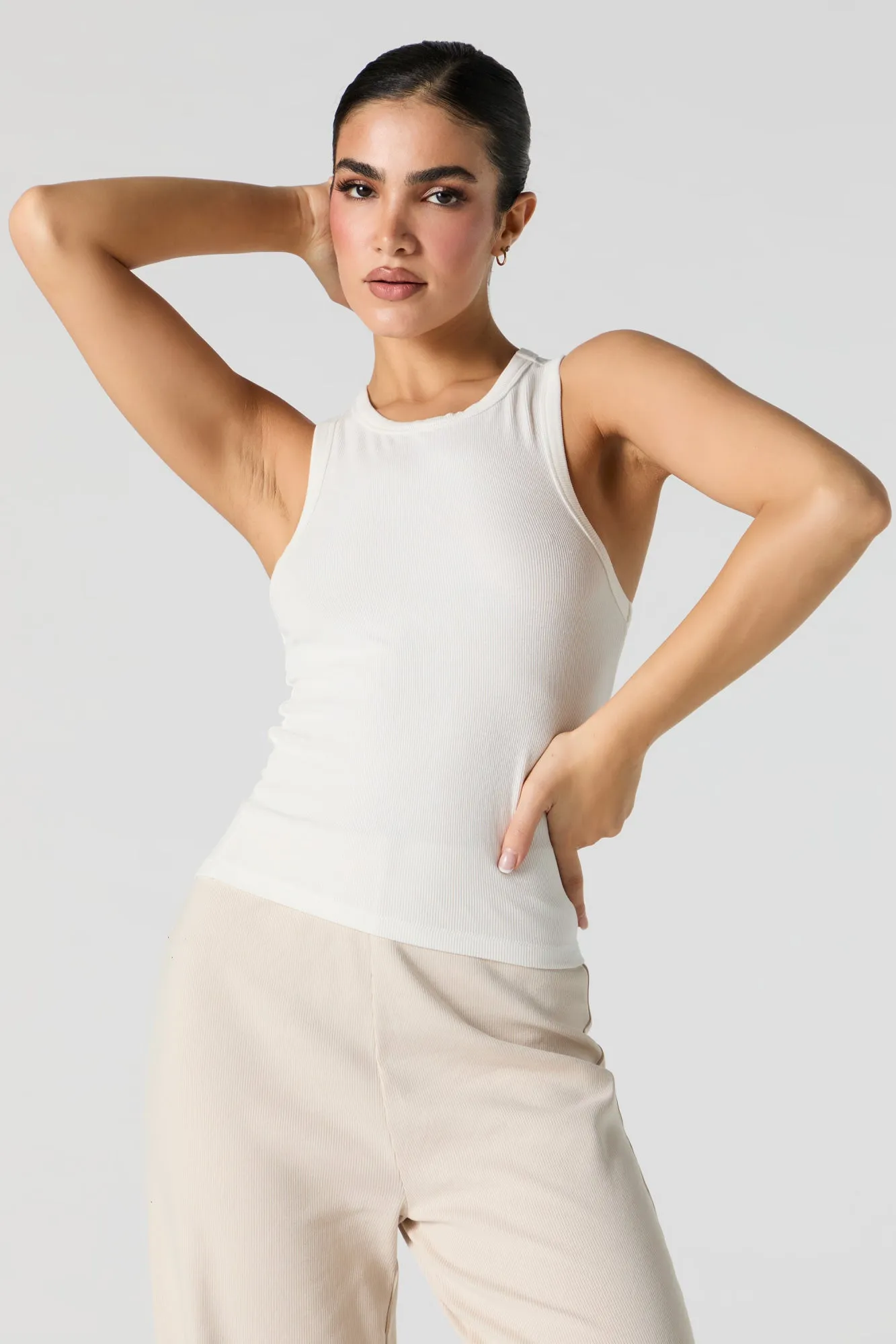 Ribbed Racerback Tank