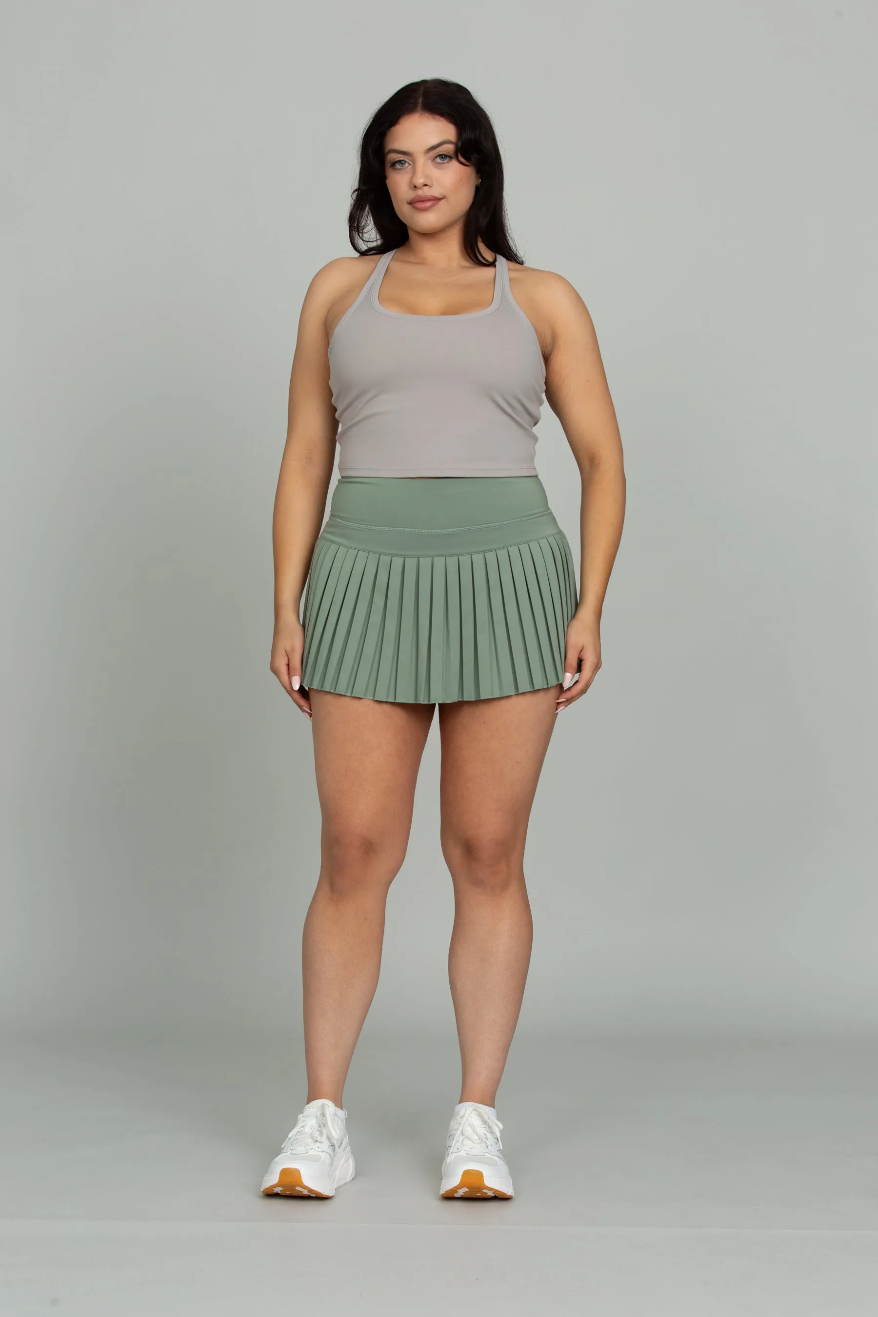 Sandstone Racerback Crop Tank