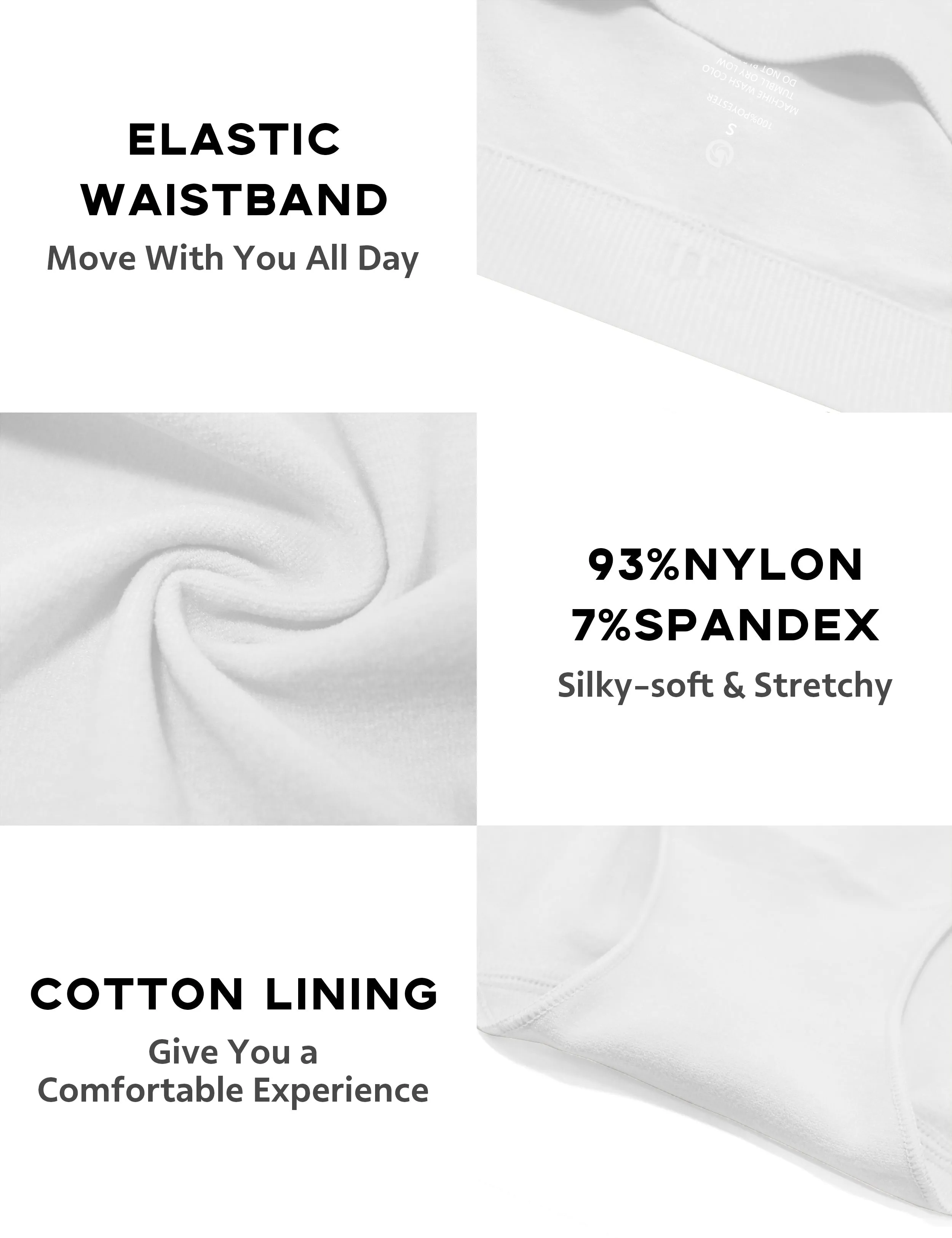 Seamless Sports Bikini Underwear white_yoga