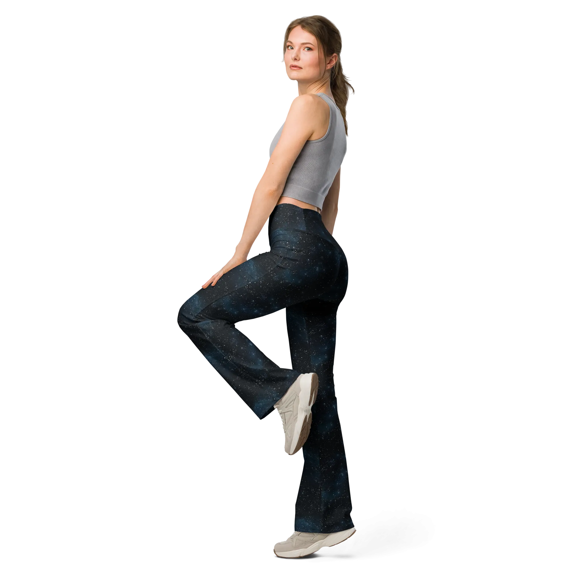 Starry Night Flare Leggings