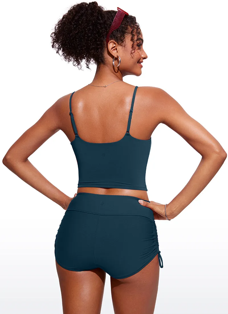 Sunshine Bikini Built-in padded Tops Longline Adjustable Straps