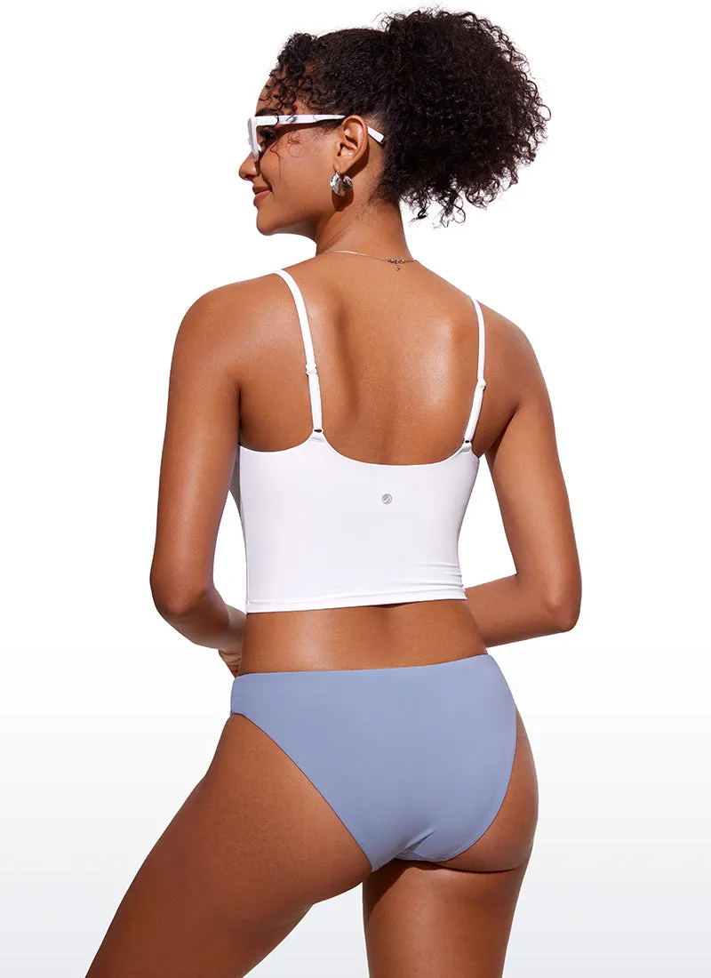 Sunshine Bikini Built-in padded Tops Longline Adjustable Straps
