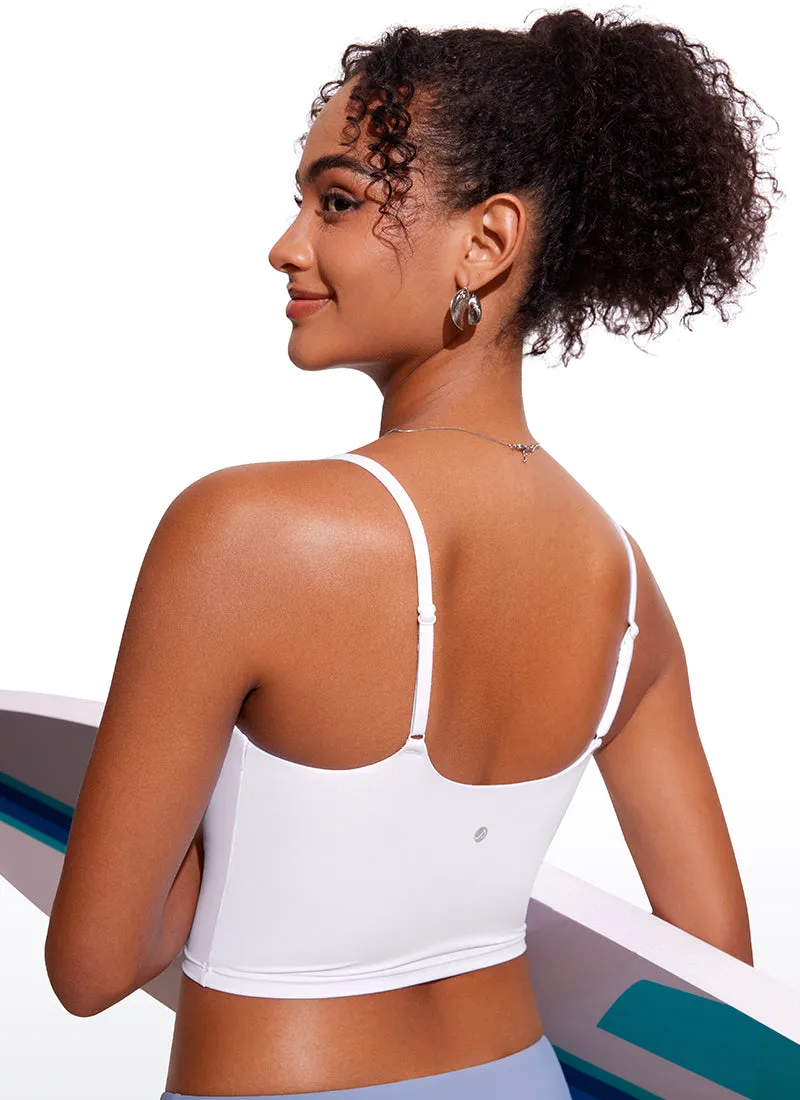 Sunshine Bikini Built-in padded Tops Longline Adjustable Straps