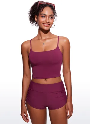 Sunshine Bikini Built-in padded Tops Longline Adjustable Straps