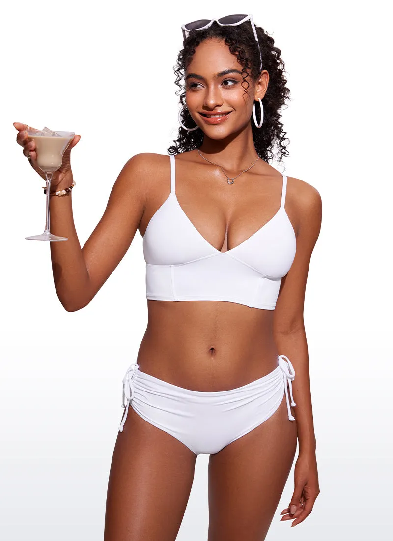 Sunshine Deep V Strappy Bikini Top
