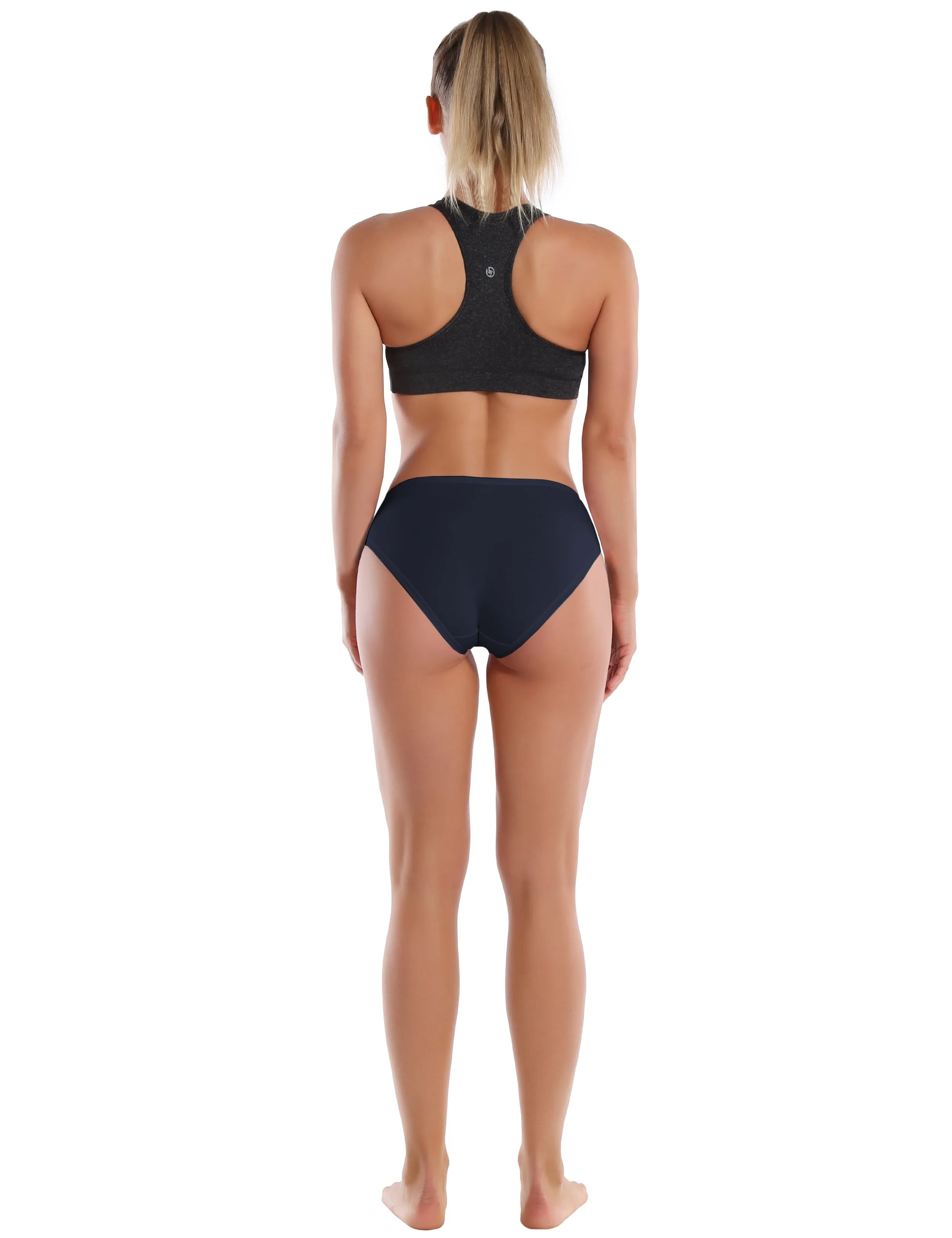 Super Soft Modal Sports Bikini Underwear darknavy_yoga